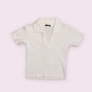Brandy Melville V-Neck Polo